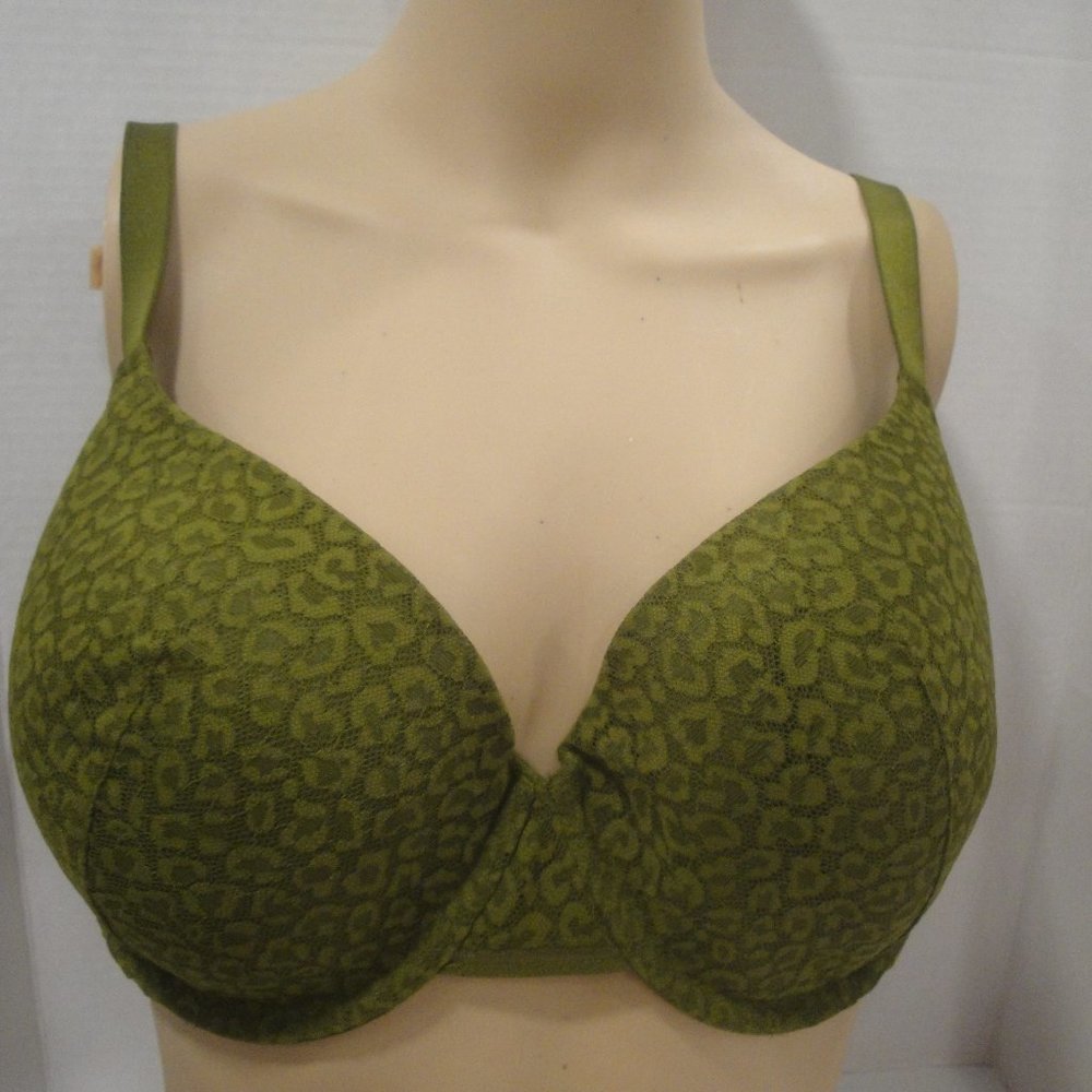 Auden Lightly Lined T-Shirt Underwire Bra Women's size 38D NWT